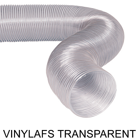 Воздуховод гибкий Ровен Vinylafs Grey 102мм х 10м виниловый